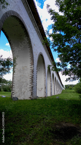 Rostokinsky aqueduct. Moscow. District of Rostokino. © ilshat78