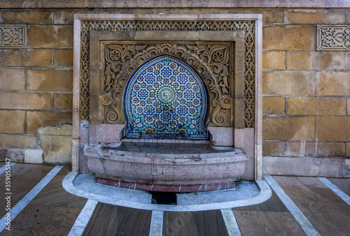 Morocco, Rabat, Exterior of the Mausoleum of King Mohamed V and Tower of Hassan, as of 12 Dec 2019. photo