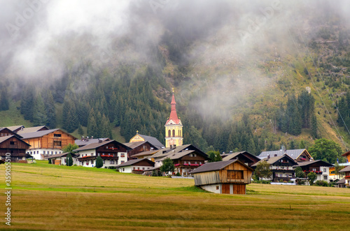 Village of Obertilliach in the Lesachvalley in Austria