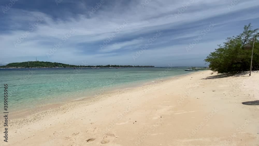 Plage paradisiaque à Gili Meno, Indonésie Plage paradisiaque à Gili Meno, Indonésie