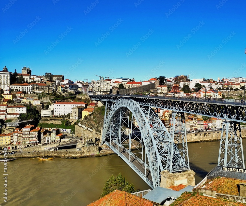 bridge over the douro river