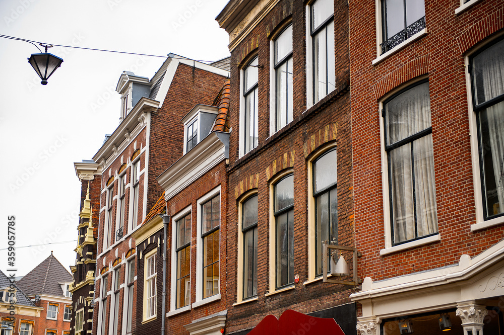 Fototapeta premium It's Historic center of Haarlem, Netherlands