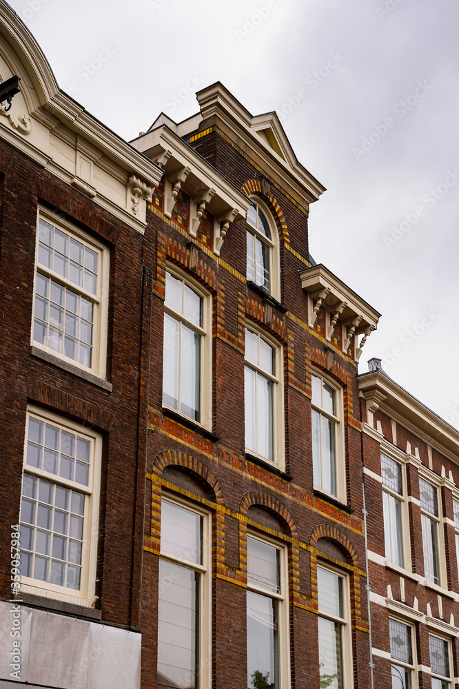 Fototapeta premium It's Historic center of Haarlem, Netherlands