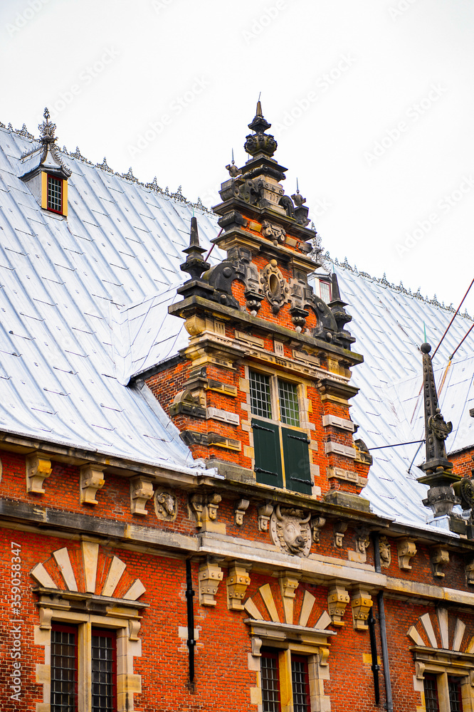 Obraz premium It's Historic center of Haarlem, Netherlands