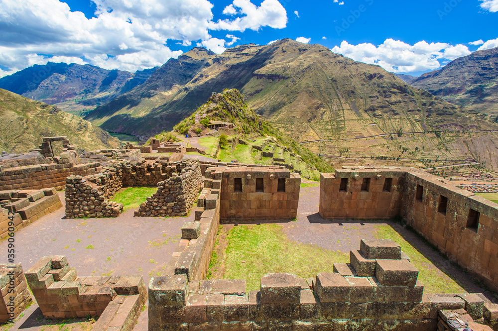 It's Old incas high mountains fortress
