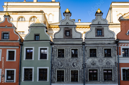 It's Houses on the market square in Legnica in Poland.