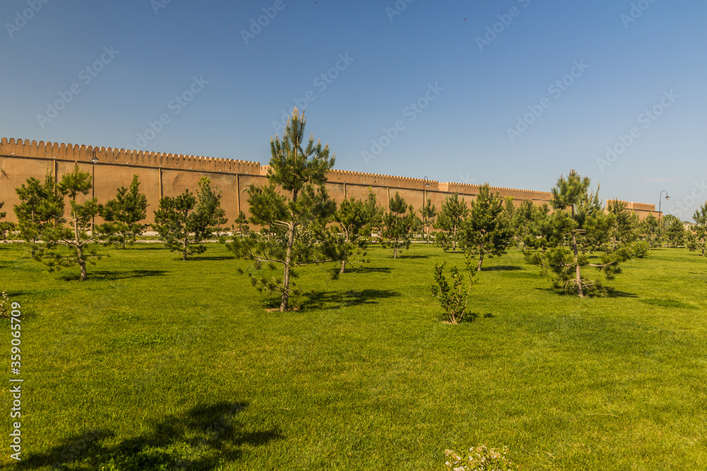Fortification walls in Shahrisabz, Uzbekistan