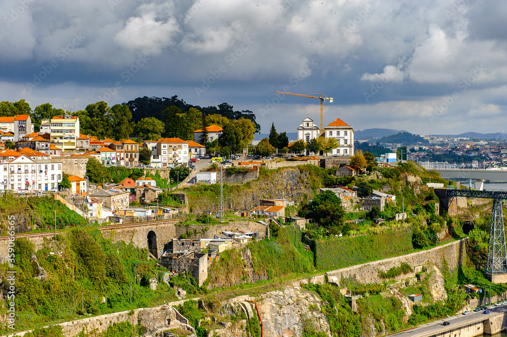 Naklejka premium Panorama of Porto, Portugal