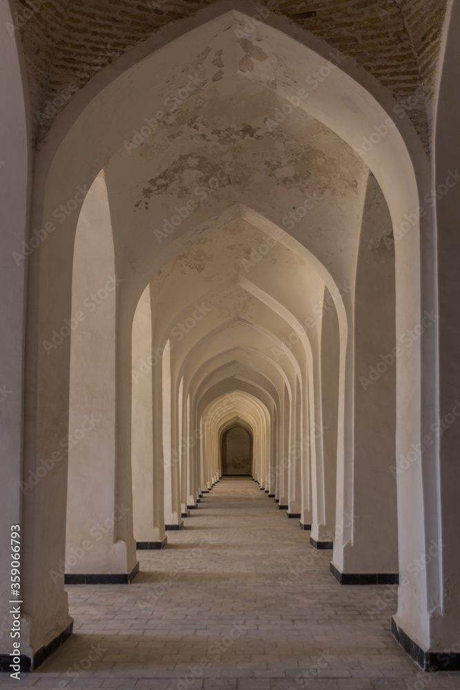 Archway of Kalyan Mosque in Bukhara, Uzbekistan