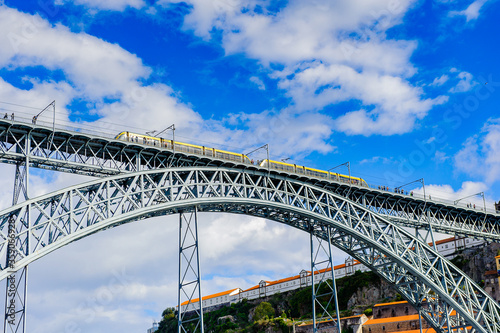 Bridge Dom Luis I over the River Douro in Porto, Portugal