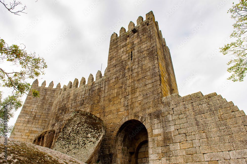 Guimaraes castle, Portugal. UNESCO World Heritage