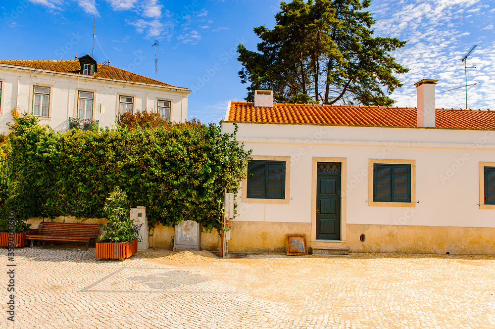 Architecture of Alcobaca, Oeste Subregion, region Centro in Portugal.