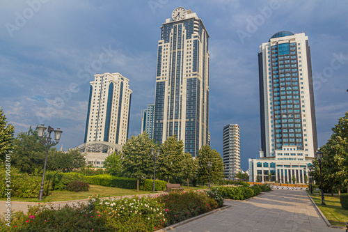 Skyscrapes of Grozny City, Chechnya, Russia © Matyas Rehak