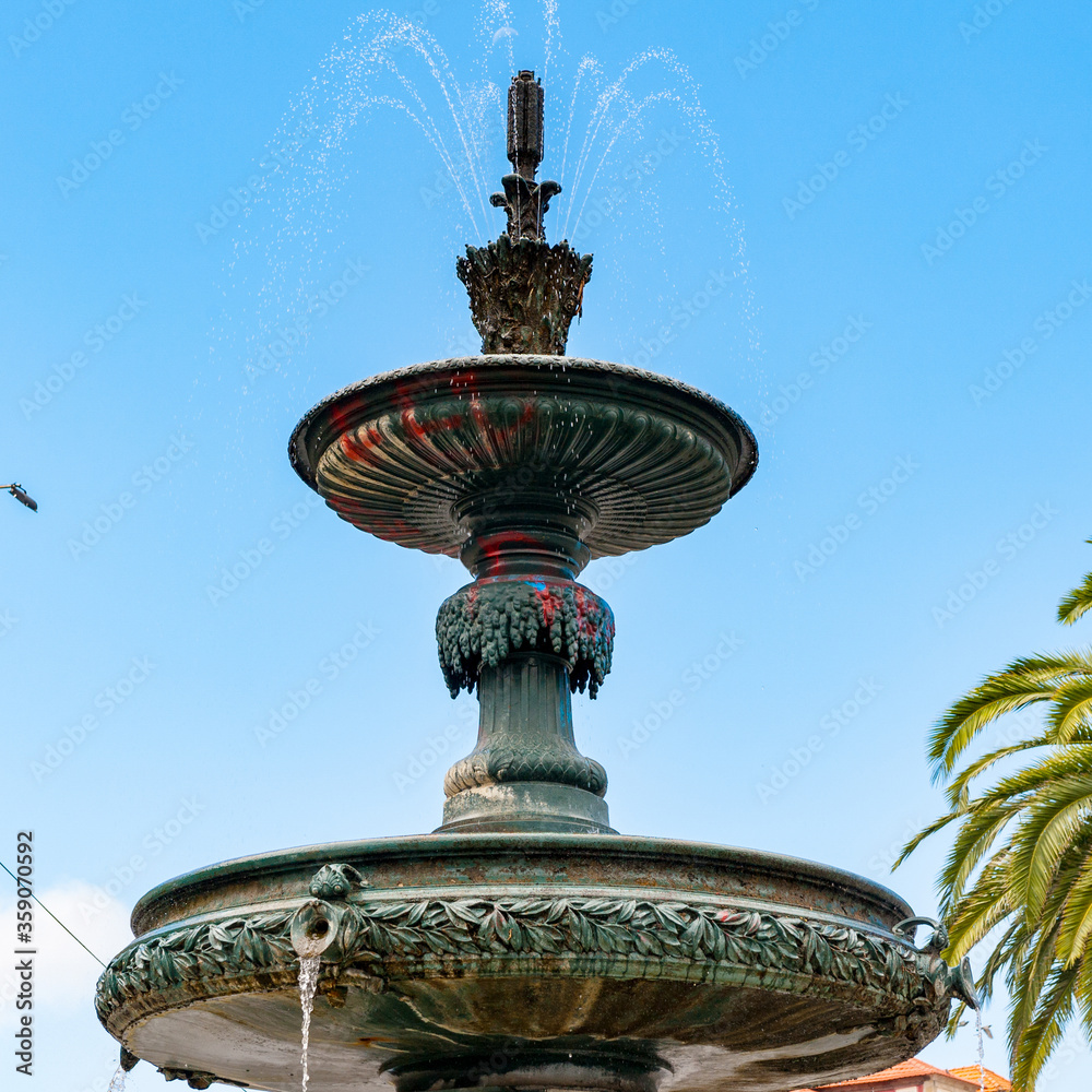 It's Fountain in Porto, Portugal.