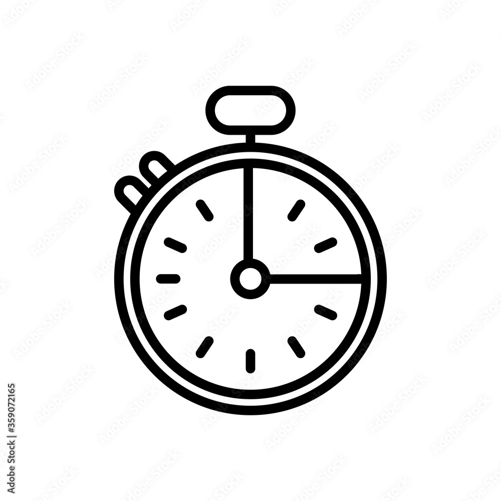 chronometer timer line style icon chronometer timer line style icon