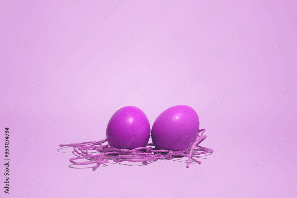 Purple eggs