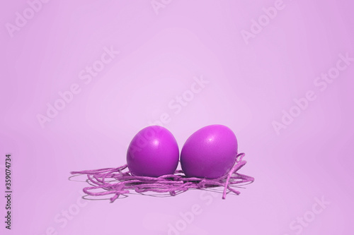 Purple eggs