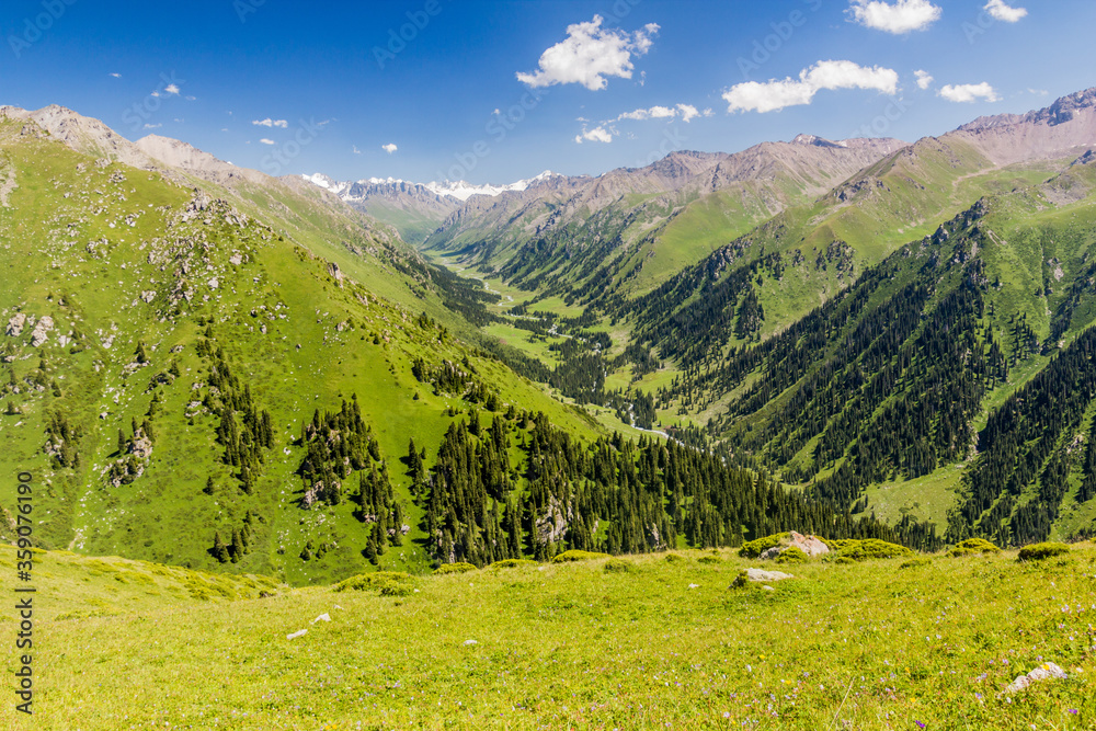 Fototapeta premium Ak Su valley near Karakol, Kyrgyzstan