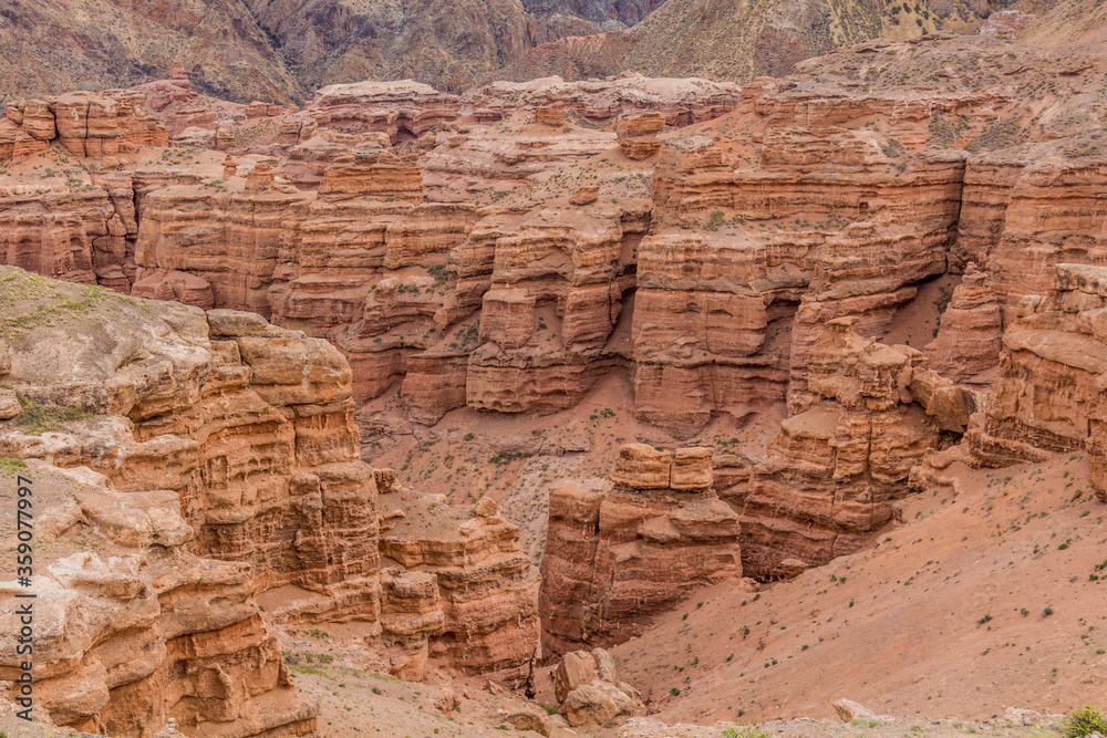 Charyn Canyon of Sharyn River in Kazakhstan Charyn Canyon of Sharyn River in Kazakhstan