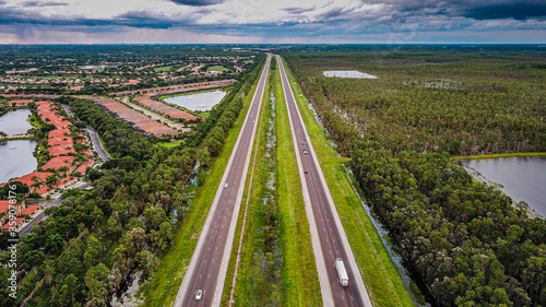 traffic on highway (I-75 Florida)