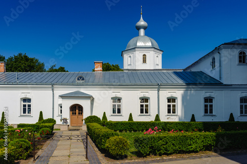 It's Architecture of the Valaam Monastery (Valamo), an archipelago of Lake Ladoga,Republic of Karelia, Russian Federation.