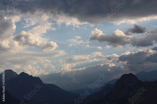 clouds over the mountains © osman