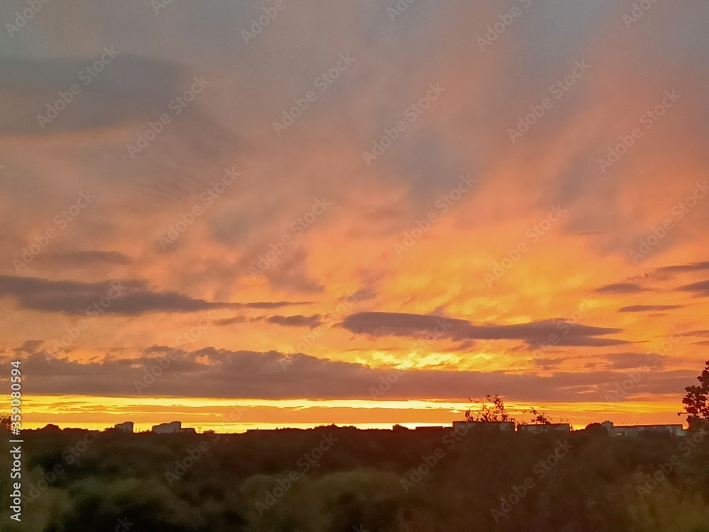 Abendrot über Berlin