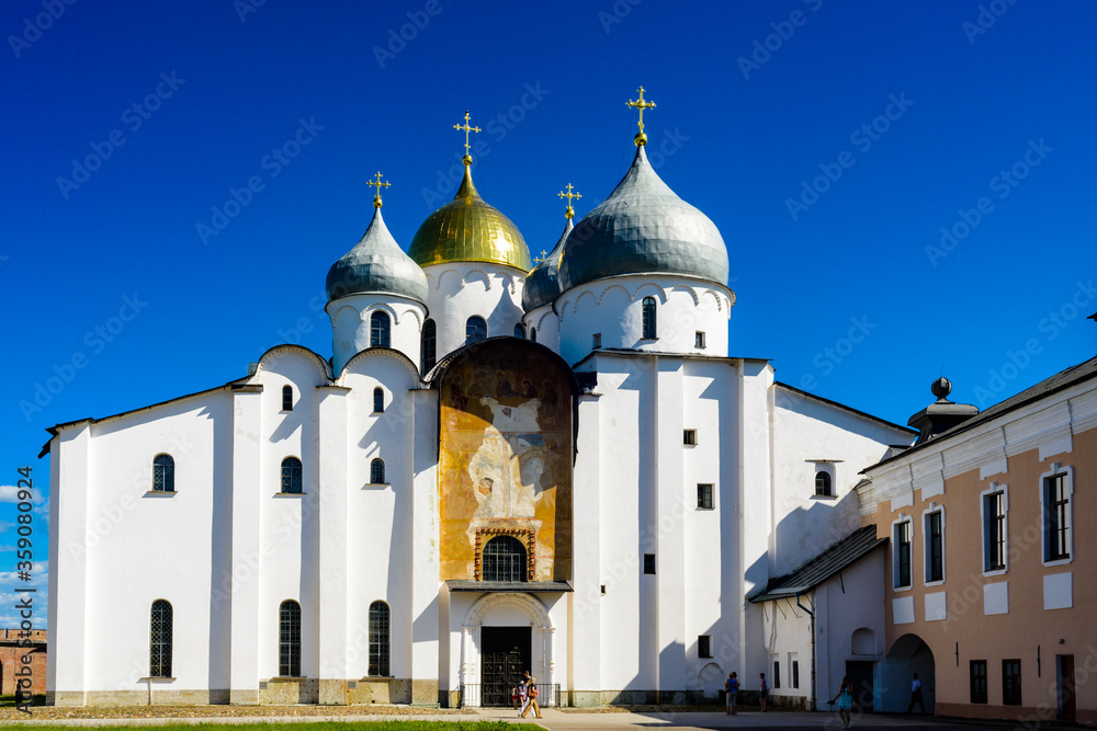 It's St. Nicholas Cathedral, Historic Monuments of Novgorod and Surroundings, UNESCO World Heritage Site, Novgorod, Russia