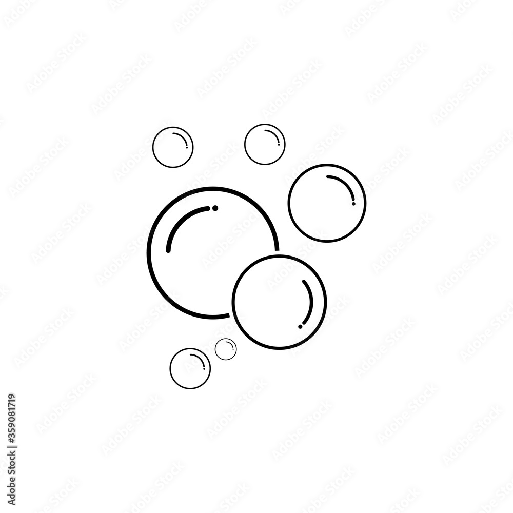 Bubble icon vector Bubble icon vector