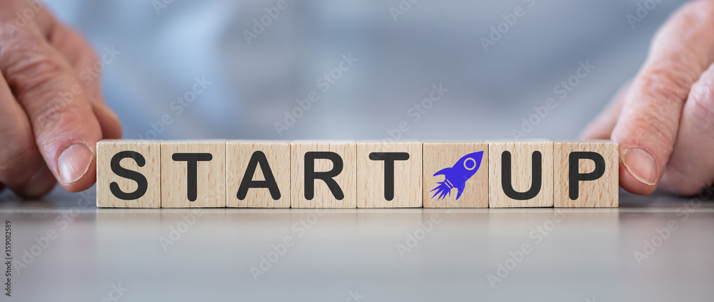Fototapeta Concept of start-up