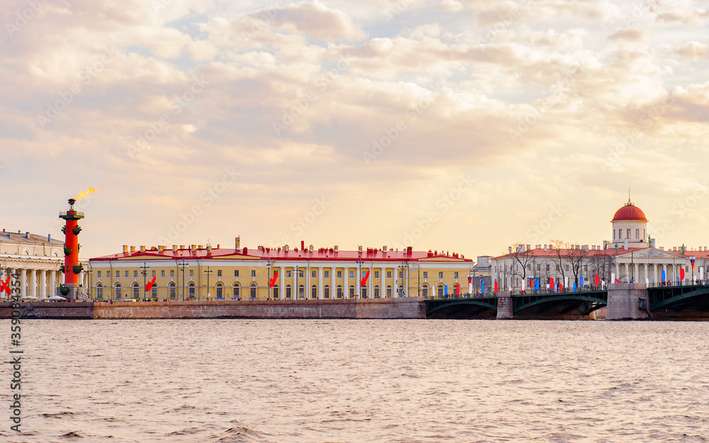 Vasilievsky island Arrow, Saint Petersburg, Russia