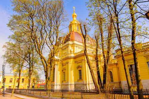 Peter and Paul cathedral in St. Petersburg, Russia