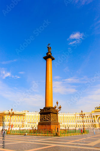 Column in front of the WInter Palace, Russia © Anton Ivanov Photo