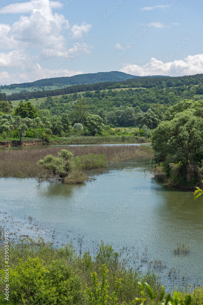Obraz premium Topolnitsa Reservoir at Sredna Gora Mountain, Bulgaria