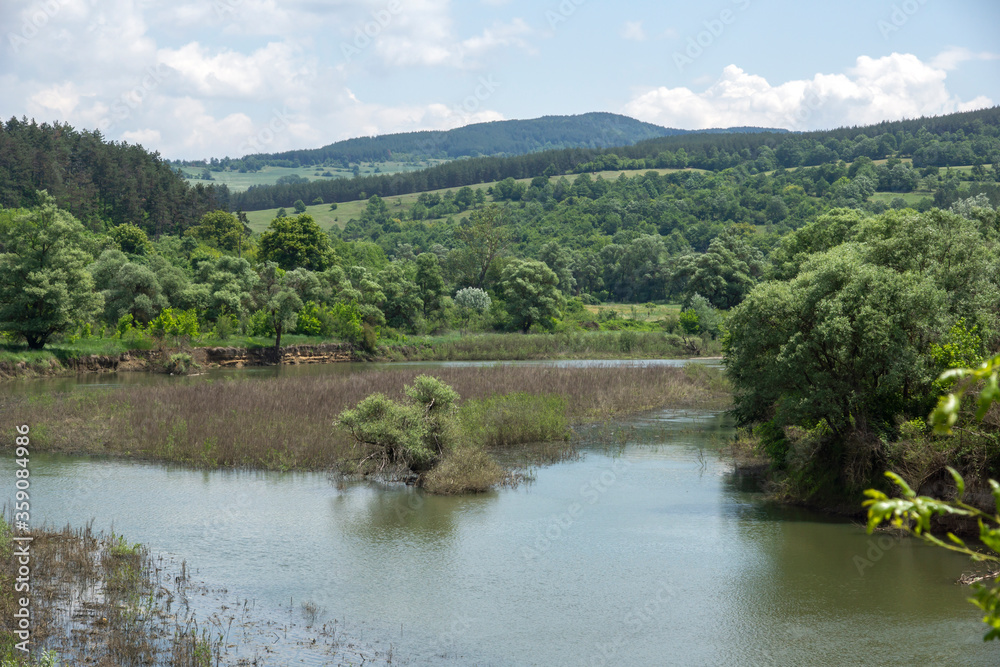 Topolnitsa Reservoir at Sredna Gora Mountain, Bulgaria