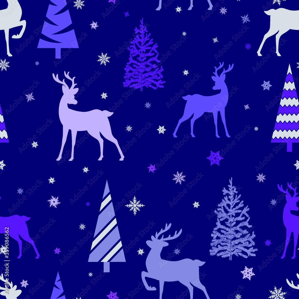 Merry Christmas seamless pattern. Wrapping paper. Vector illustration. Merry Christmas seamless pattern. Wrapping paper. Vector illustration.