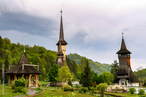 One of the Wooden churches of Maramures, Transylvania, Romania. UNESCO World Heritage photo