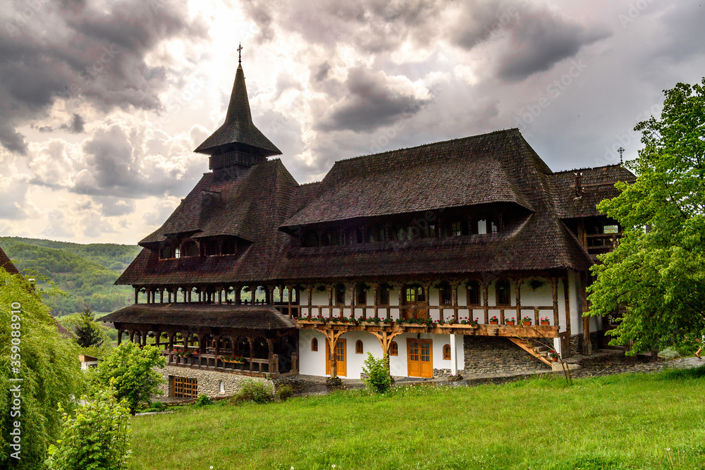 One of the Wooden churches of Maramures, Transylvania, Romania. UNESCO World Heritage One of the Wooden churches of Maramures, Transylvania, Romania. UNESCO World Heritage