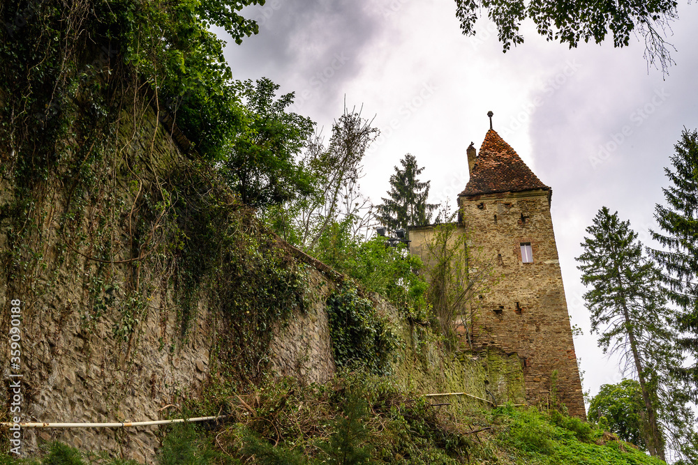 Wall around the historic centre of Sighisoara, Romania. UNESCO World Heritage Wall around the historic centre of Sighisoara, Romania. UNESCO World Heritage
