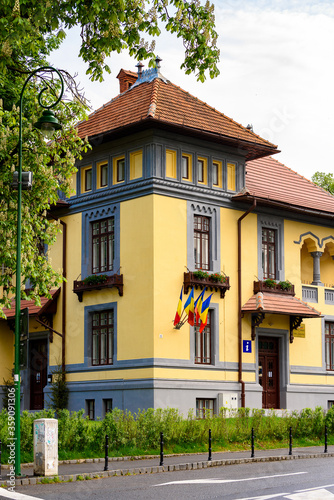Architecture of Brasov, one of the main cities of Romania