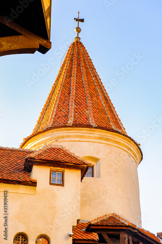 Tower of the Bran Castle, Transylvania, Romania
