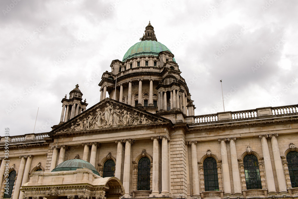 City Hall of Belfast, the capital and largest city of Northern Ireland