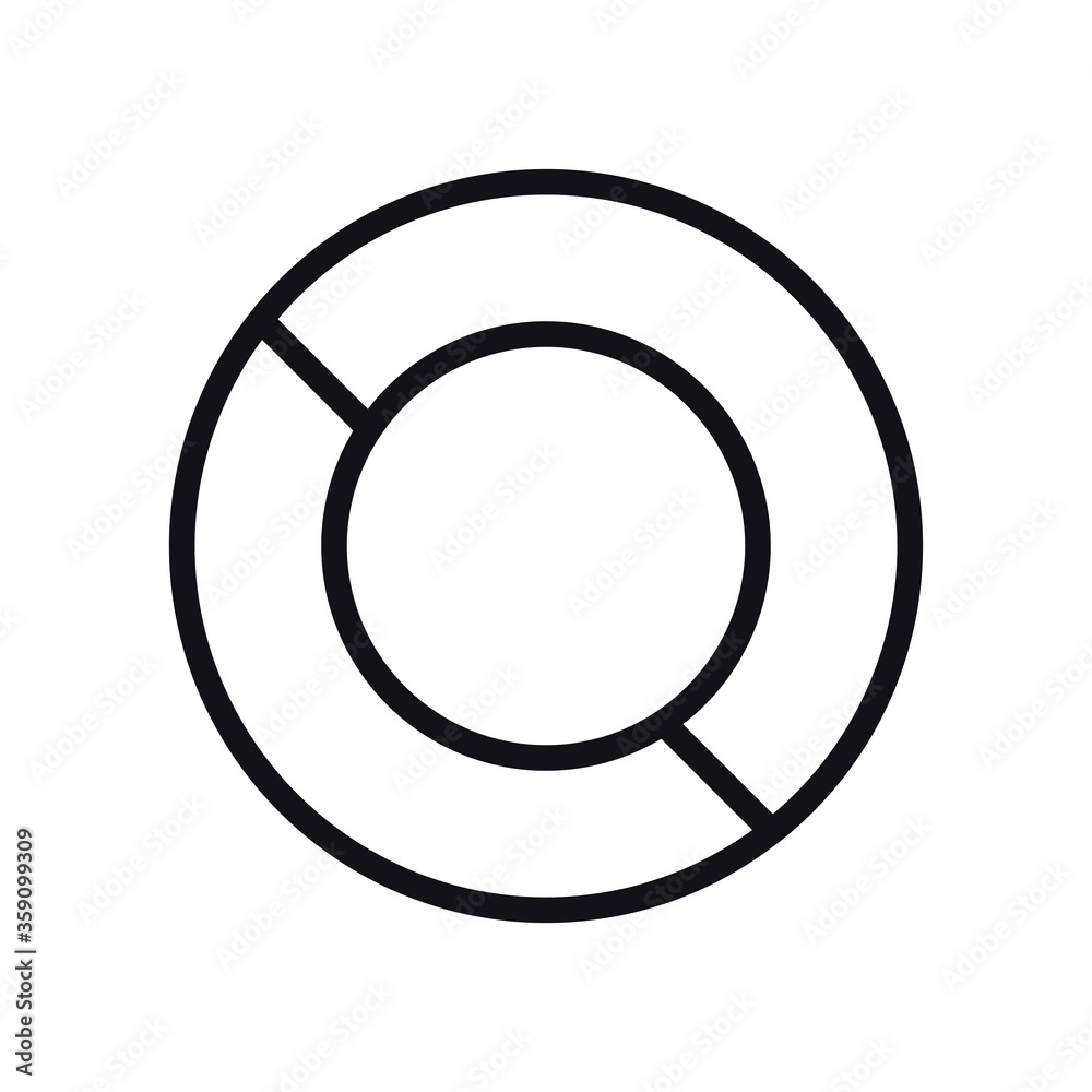 geometric and abstract circle line style icon vector design geometric and abstract circle line style icon vector design