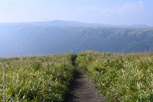 Mt.aso in summer photo