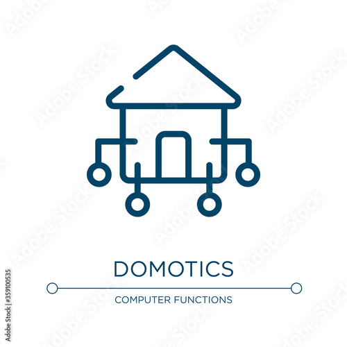 Canvas Print Domotics icon