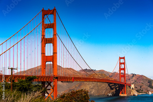 Fototapeta Naklejka Na Ścianę i Meble -  It's Golden Gate Bridge, San Francisco, California, United States of America