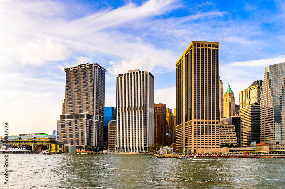 Obraz premium It's Architecture of New York City, USA. New York is the most populous city in the United States