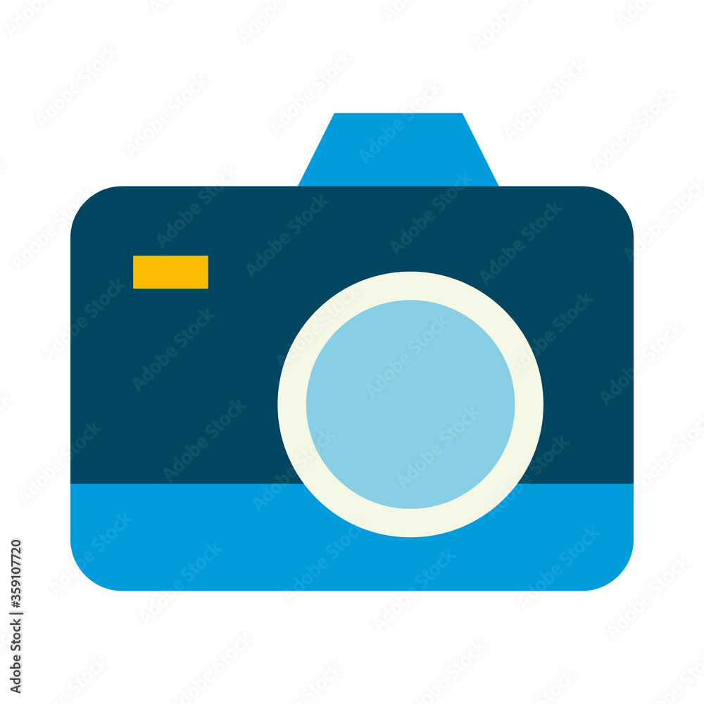 camera device flat style icon vector design camera device flat style icon vector design