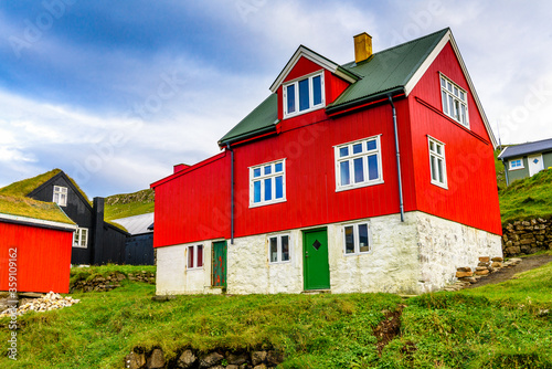 Obraz na płótnie Faroe Island, Kingdom of Denmark w salonie