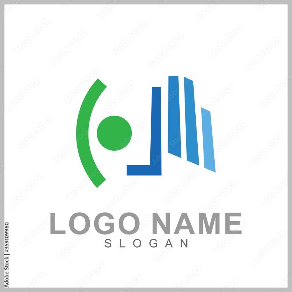 Hand with people logo, kids care icon, family vector illustration symbol Hand with people logo, kids care icon, family vector illustration symbol